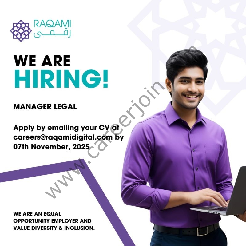 Raqami Digital Bank Jobs Manager Legal 1
