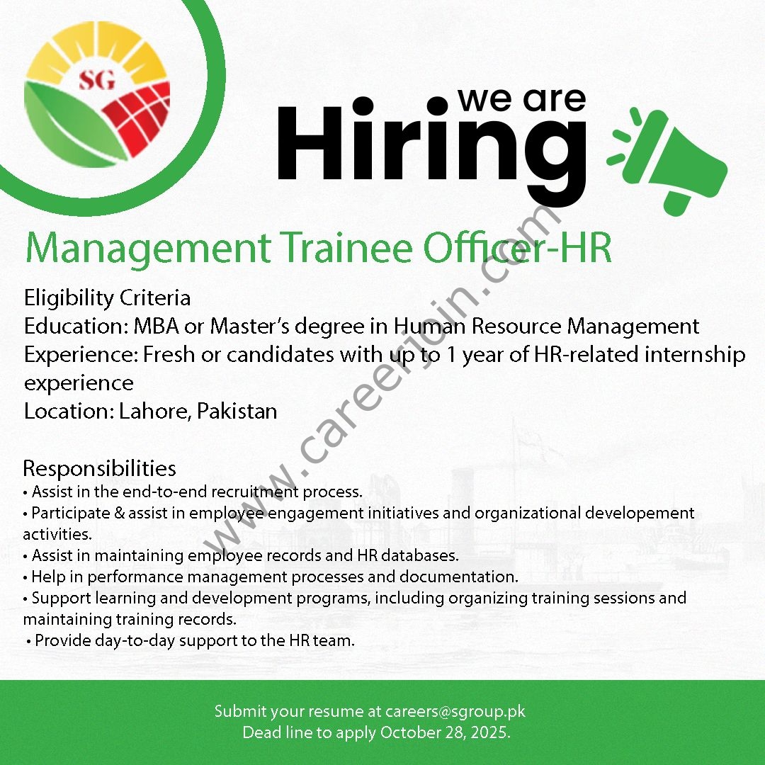 Sharif Group Jobs MTO HR 1