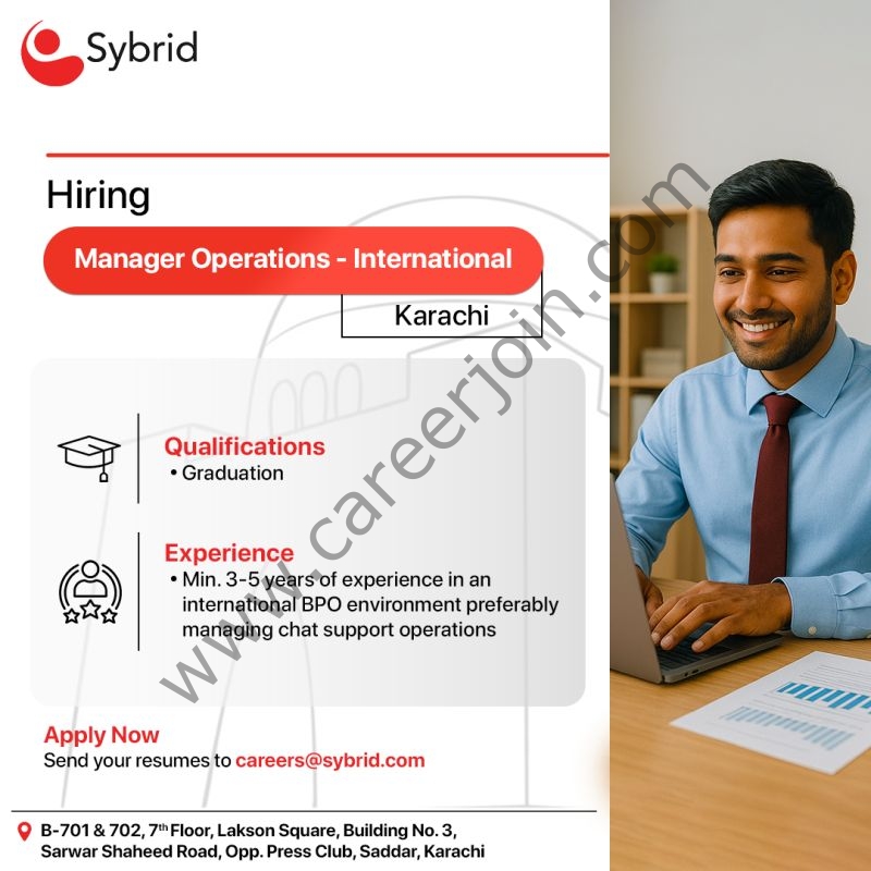 Sybrid Pvt Ltd Jobs November 2025 3