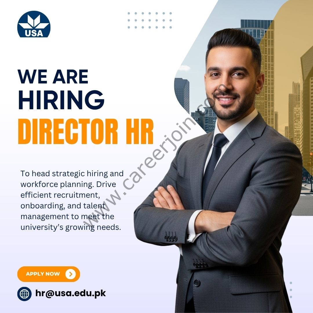 The University of South Asia USA Jobs Director HR 1