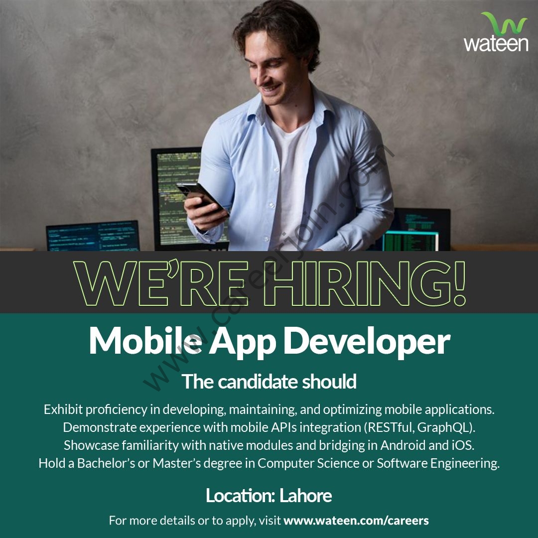 Wateen Telecom Limited Jobs Mobile App Developer 1