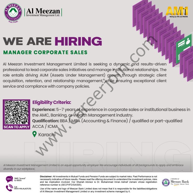 Al Meezan Investments Jobs November 2025 1