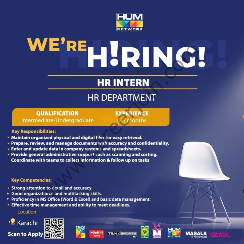 HUM Tv Network Jobs November 2025 2