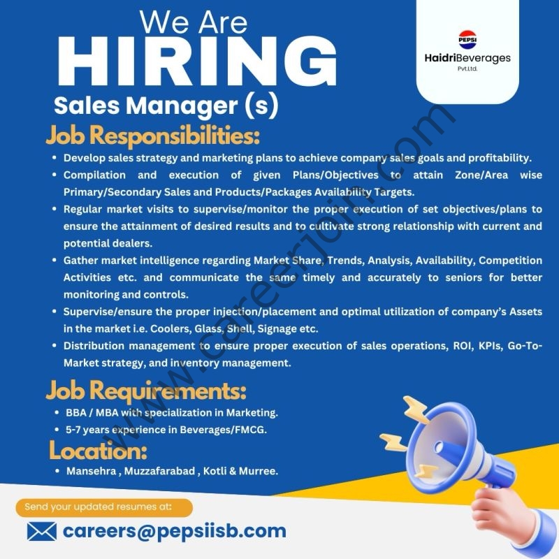 Haidri Beverages Pvt Ltd Jobs November 2025 1