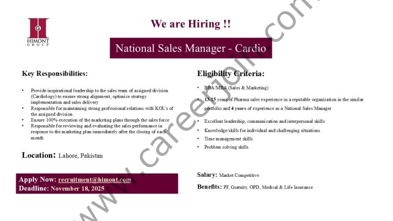 Himont Group Jobs November 2025 2