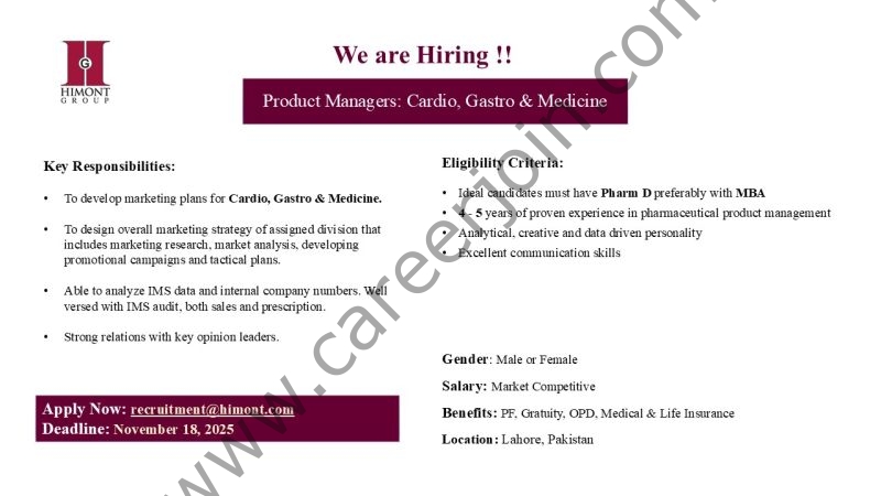 Himont Group Jobs November 2025 1