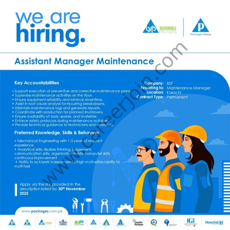 Packages Group Jobs December 2025 1