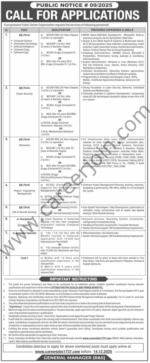 Progressic Public Sector Organization Jobs 30 November 2025 Dawn 1