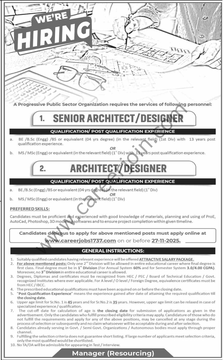 Progressive Public Sector Organization Jobs 16 November 2025 Dawn 1