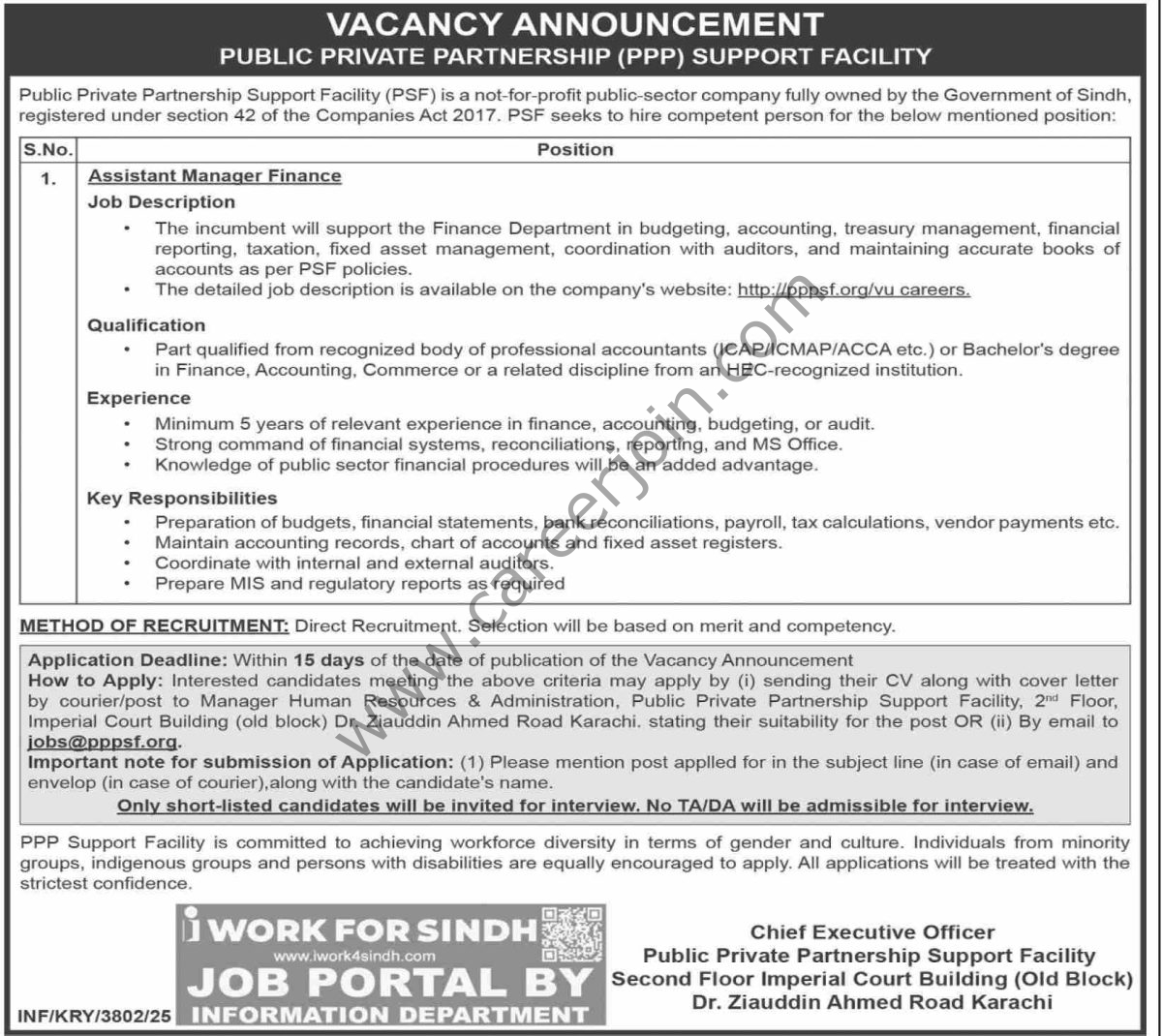 Public Private Partnership Support Facility Jobs 16 November 2025 Dawn 1