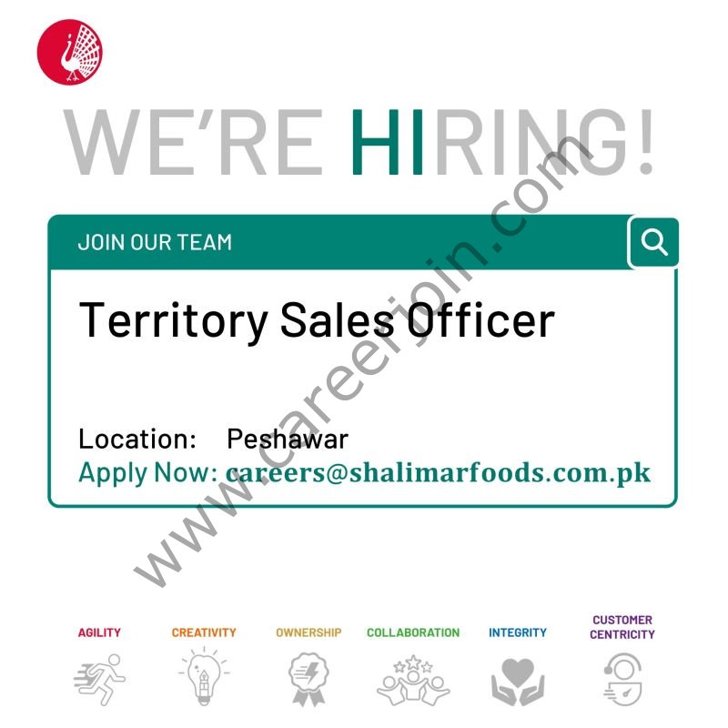 Shalimar Food Products Jobs Territory Sales Officer 1