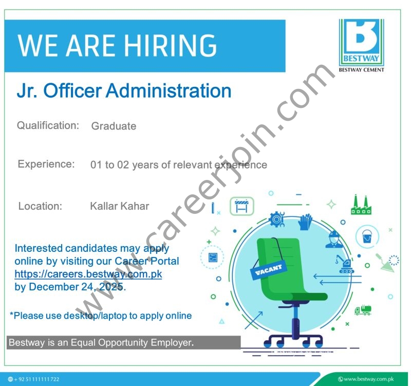 Bestway Cement Limited Jobs December 2025 1
