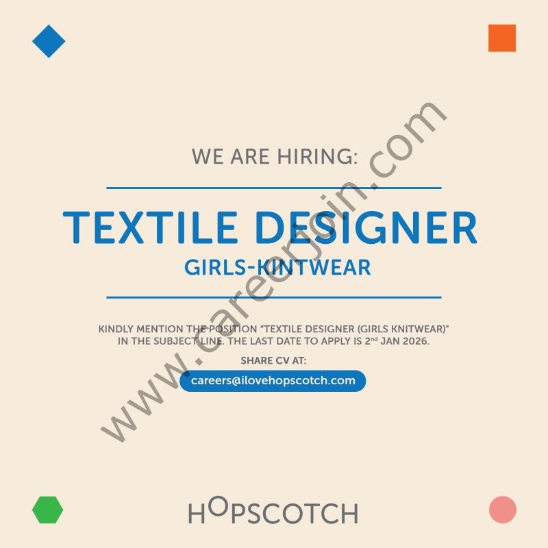 Highpoint Ventures (Pvt) Ltd Jobs Textile Designer 1