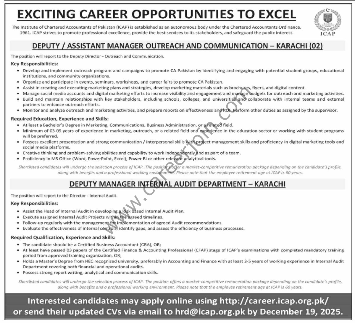 ICAP Jobs 05 Decemeber 2025 Dawn 1