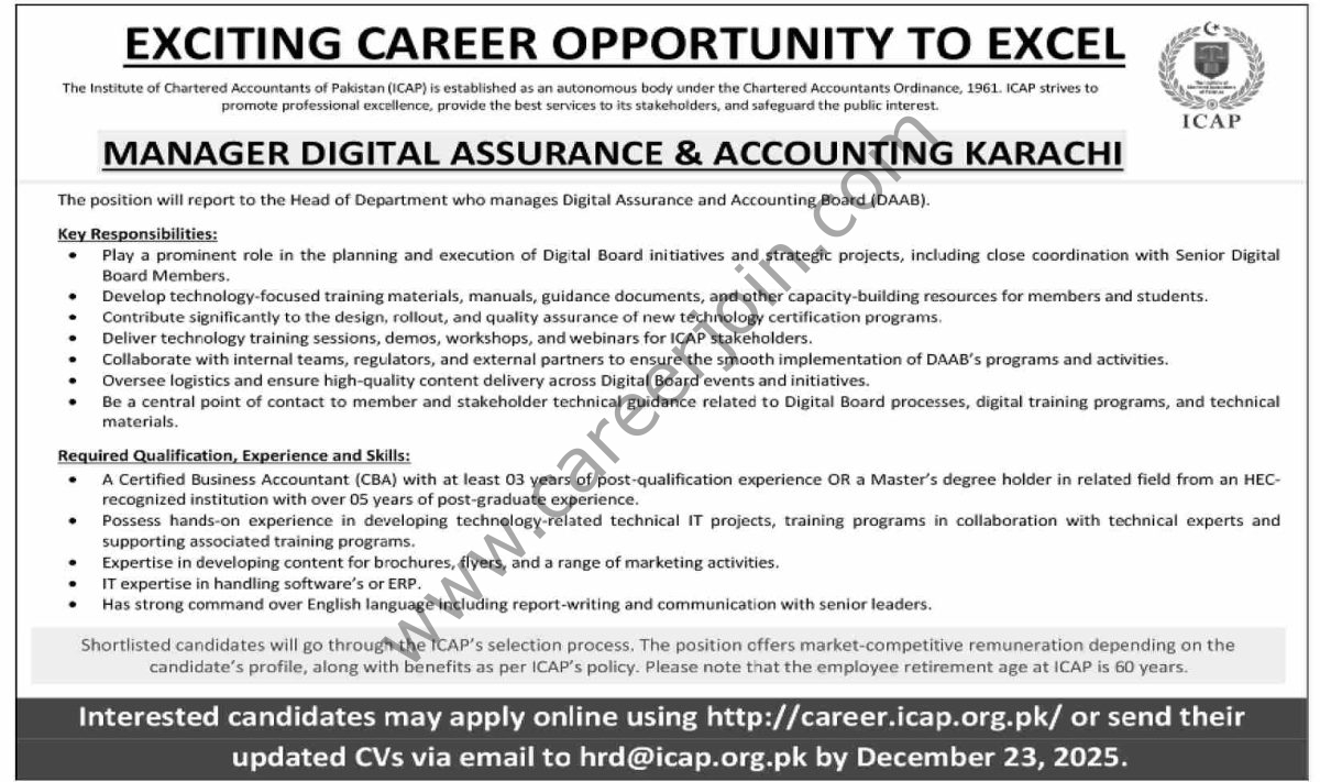 ICAP Jobs 09 December 2025 Dawn 1