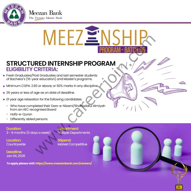 Meezan Bank's Meezanship Program 2026 1
