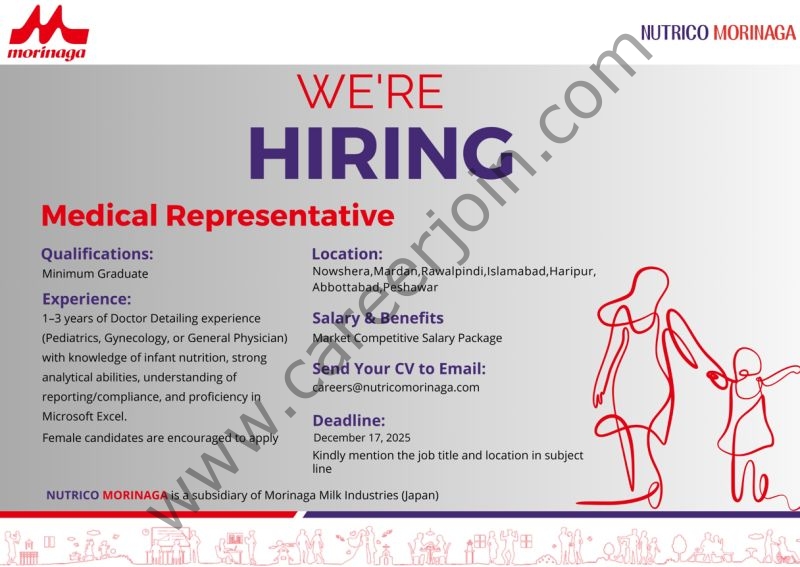 Nutrico Morinaga Jobs Medical Representative 1