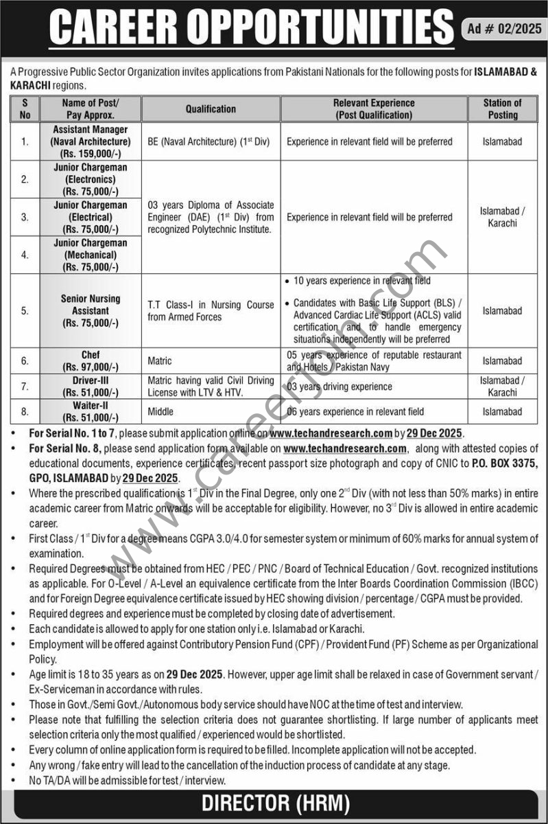 Progressive Public Sector Organization Jobs 14 December 2025 Express 1