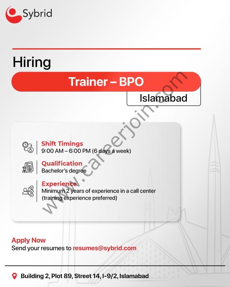 Sybrid Pvt Ltd Jobs Tranier BPO 1