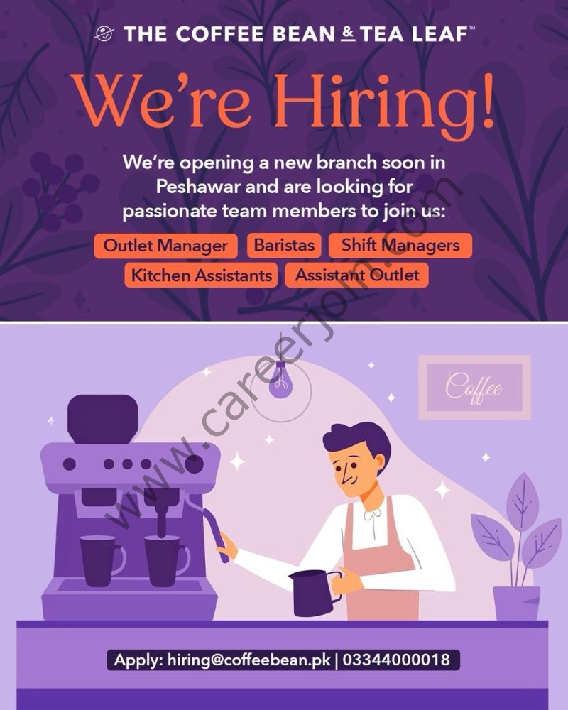 The Coffee Bean & Tea Leaf Jobs December 2025