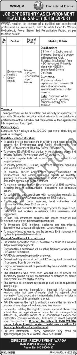 WAPDA Jobs 18 January 2026 Express 1