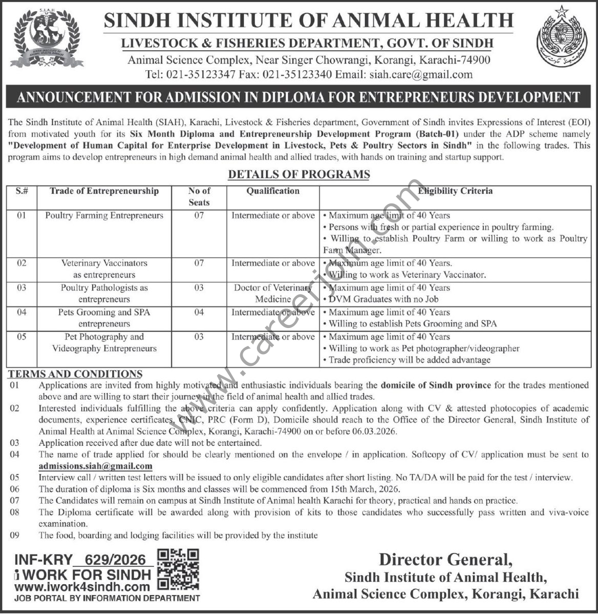 Livestock & Fisheries Department Govt of Pakistan Jobs 21 February 2026 Express Tribune 1