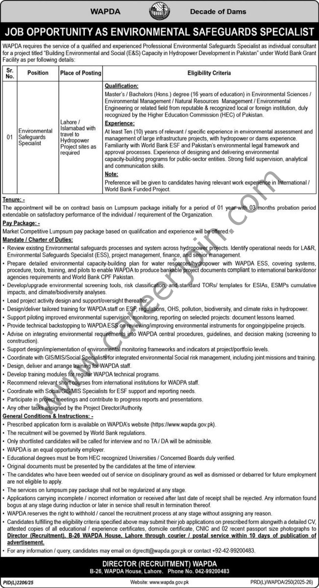 WAPDA Jobs 13 February 2026 Express 1