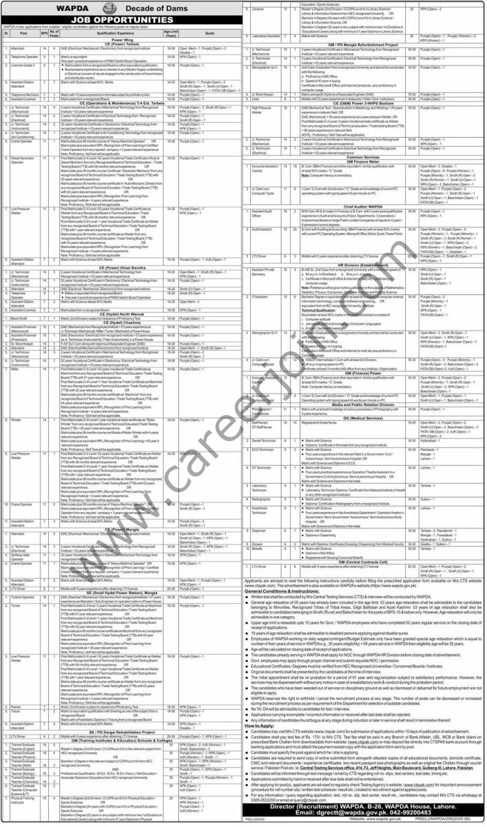 Wapda Jobs 14 February 2026 Express 1