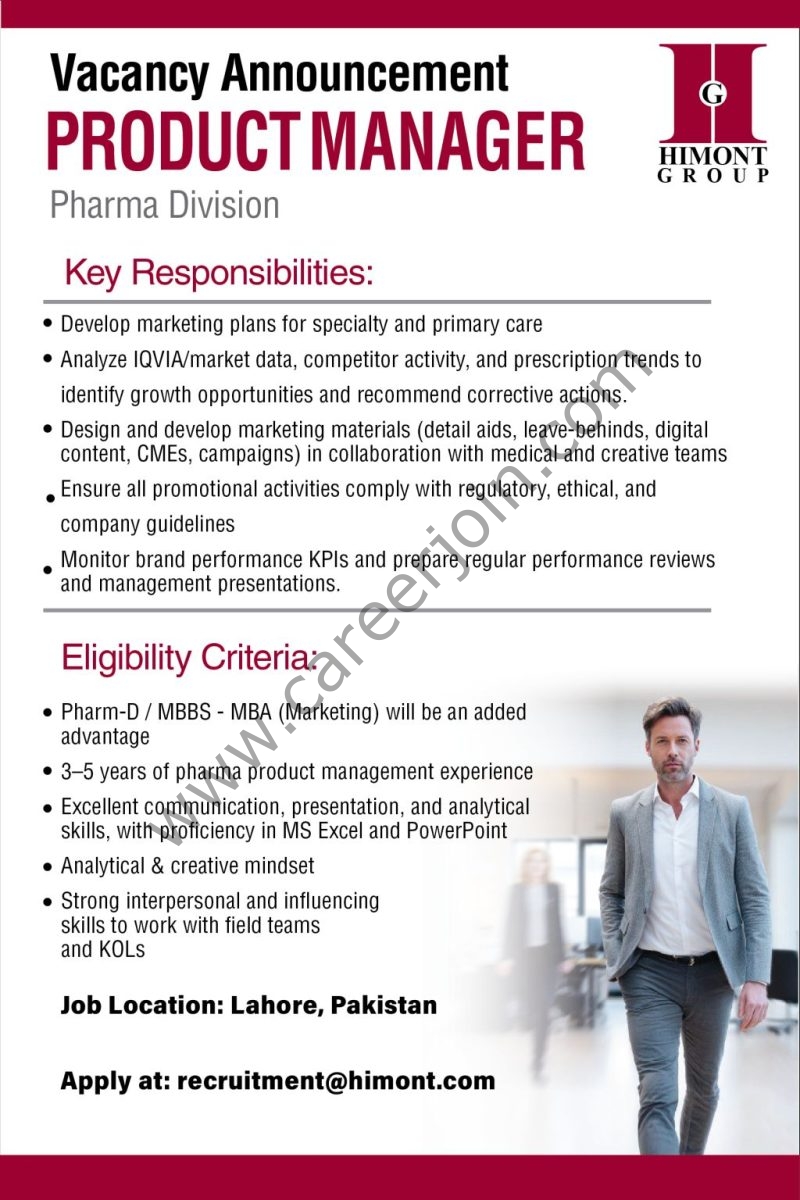 Himont Group Jobs Product Manager 1