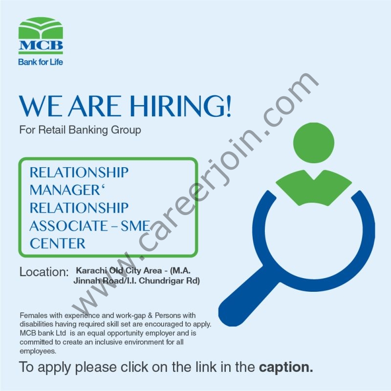 MCB Bank Limited Jobs March 2026 2