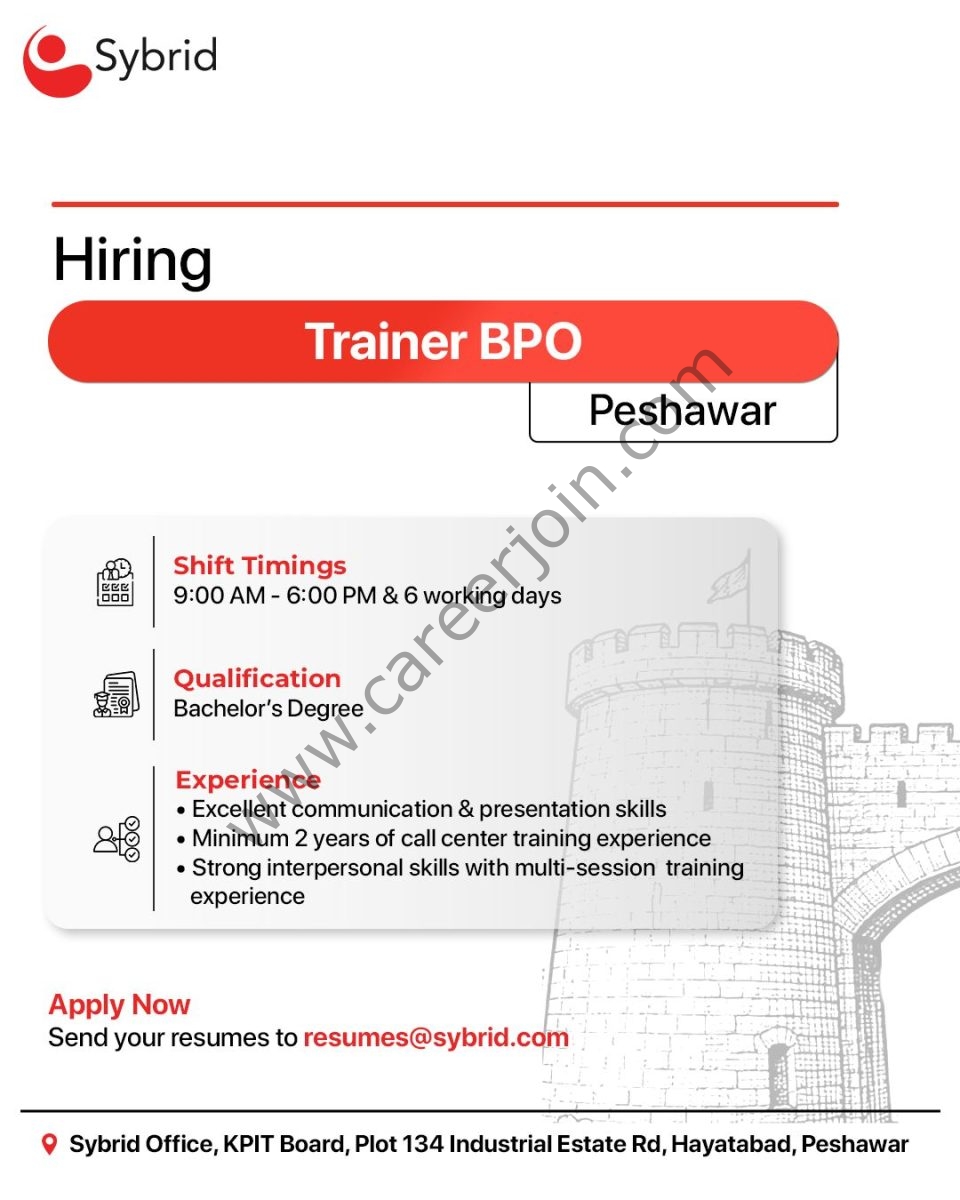 Sybrid Pvt Ltd Jobs Trainer BPO 1