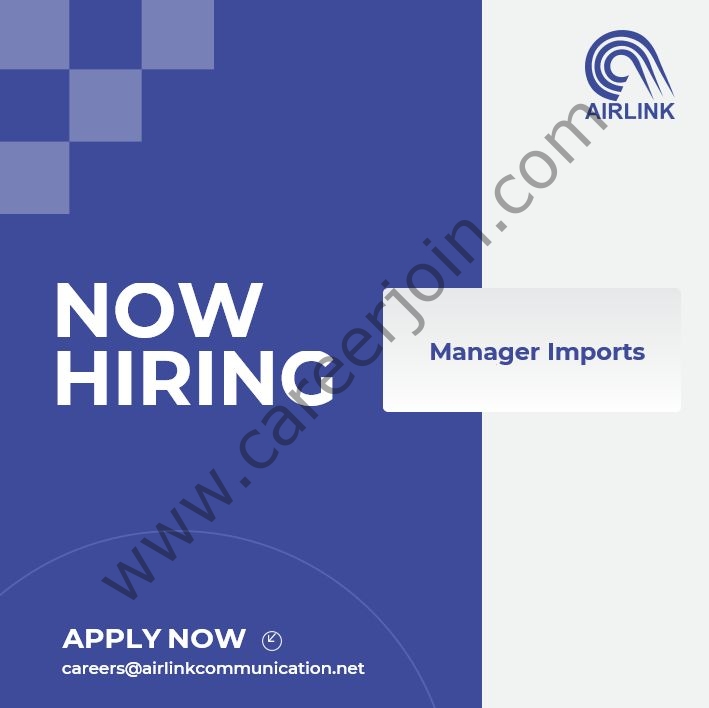 Airlink Communications Jobs Manager Imports 1