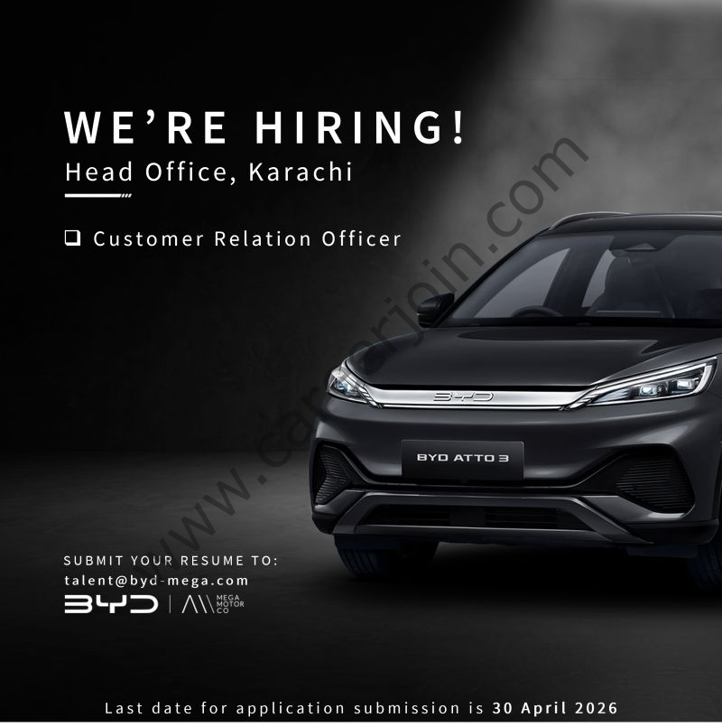 BYD Pakistan Jobs April 2026 2