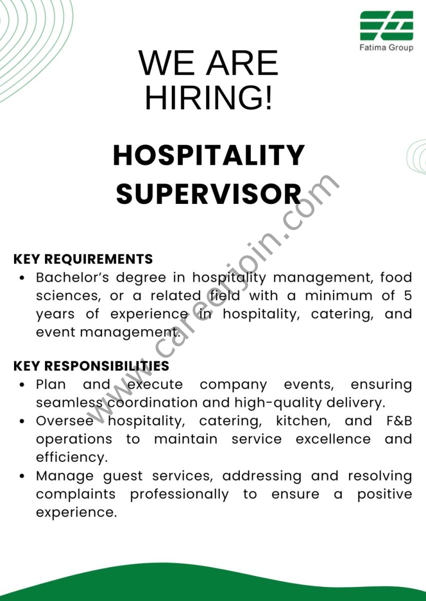 Fatma Group Jobs April 2026 1