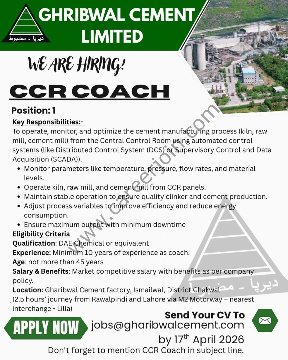 Gharibwal Cement Limited Jobs CCR Coach 1