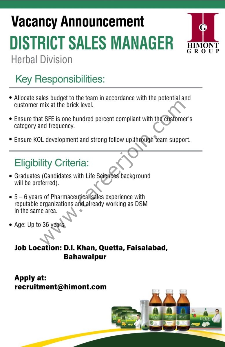 Himont Group Jobs April 2026 1