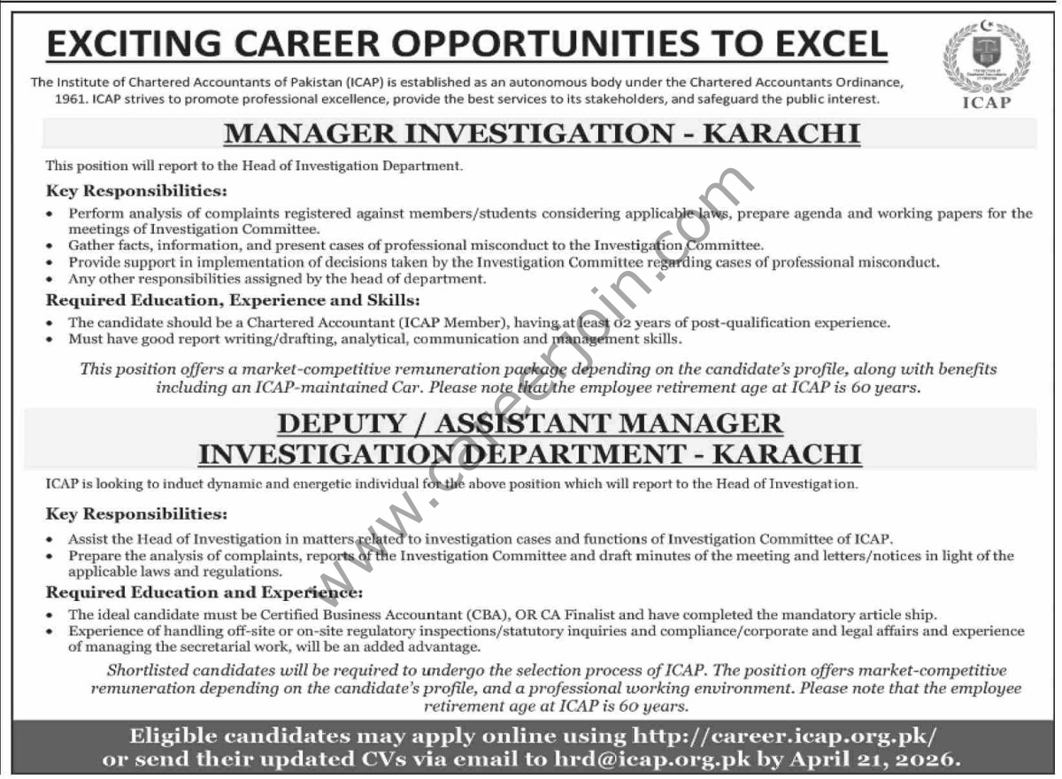 ICAP Jobs 07 April 2026 Dawn 1