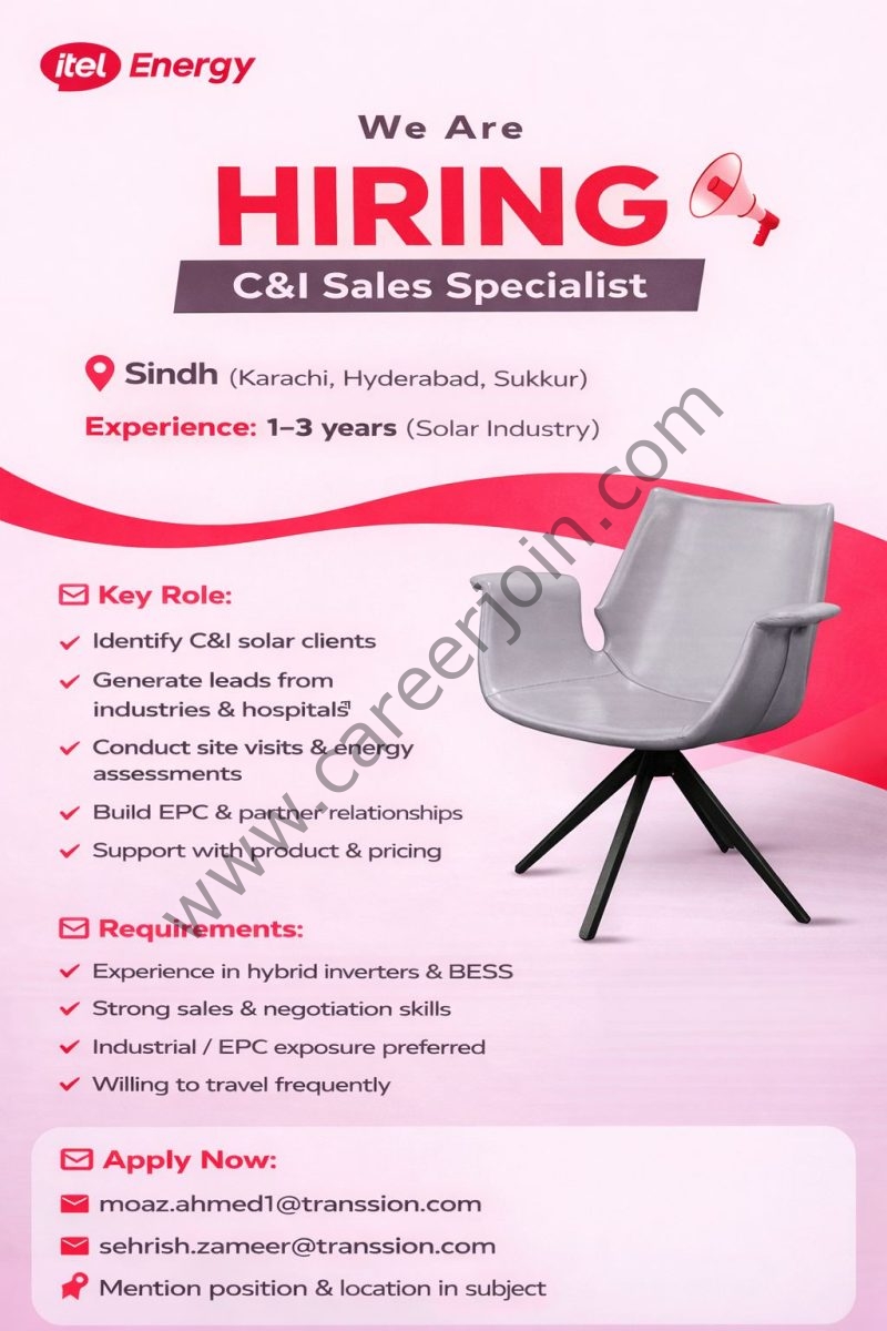 ITEL Energy Jobs April 2026 2
