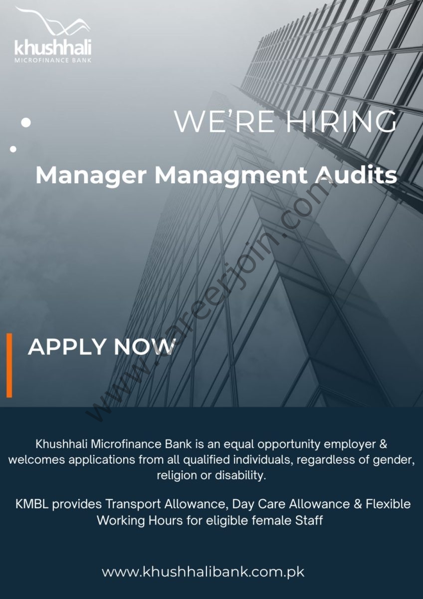 Khushhali Microfinance Bank Limited Jobs April 2026 1