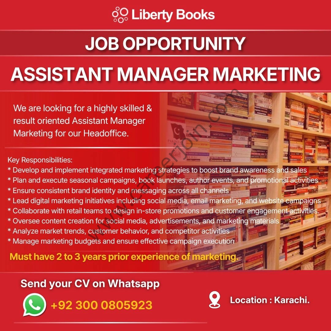 Liberty Books Jobs April 2026 1