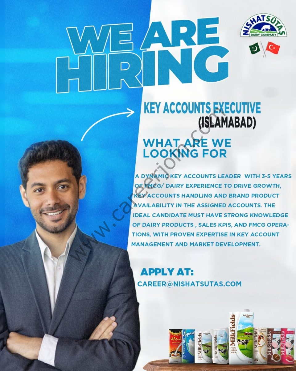 Nishat Sutas Dairy Company Jobs Key Accounts Executive 1