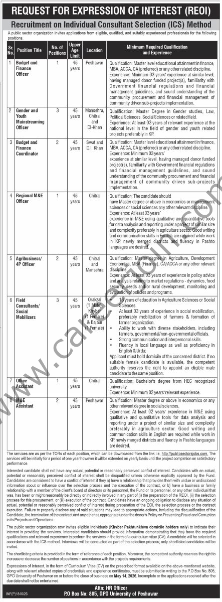 Public Sector Organization Jobs 24 April 2026 Express Tribune 1