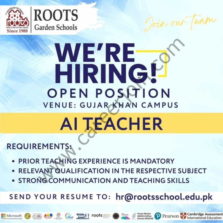 Roots School System Jobs April 2026