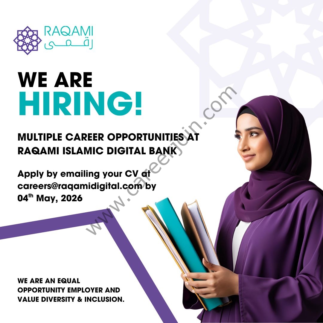 Raqami Islamic Digital Bank Jobs April 2026 1