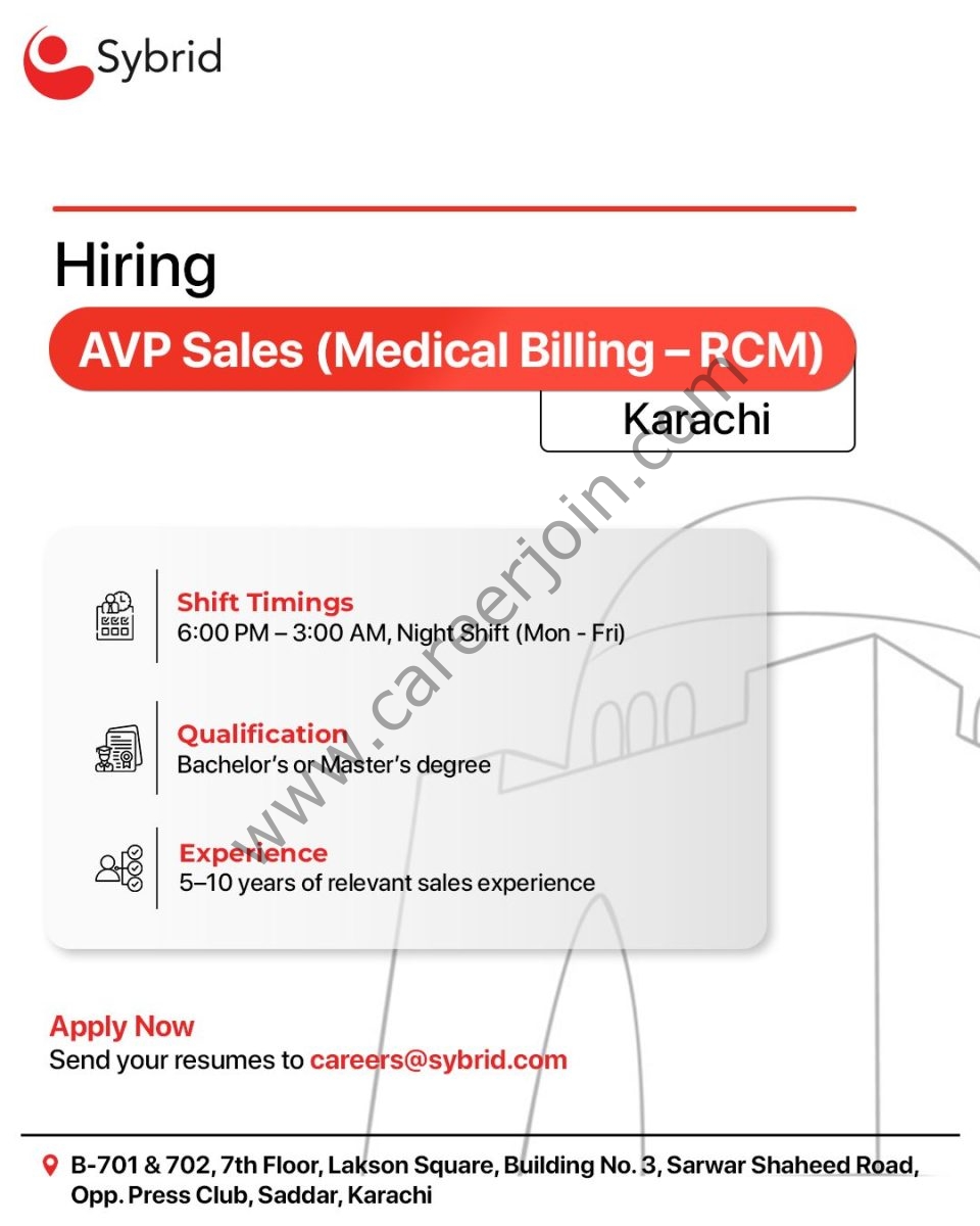 Sybrid Pvt Ltd Jobs April 2026 3