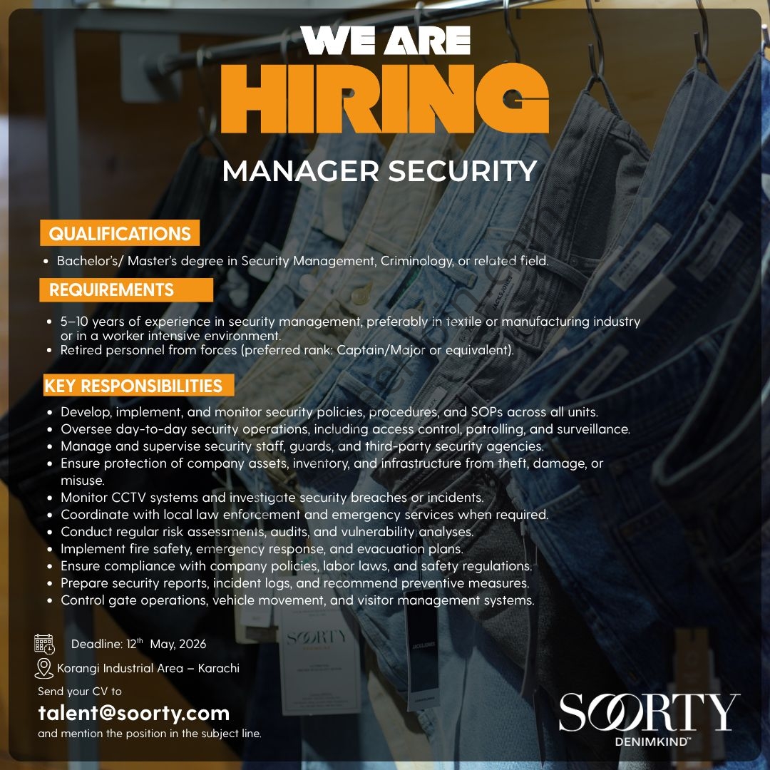 Soorty Enterprises Jobs May 2026 1