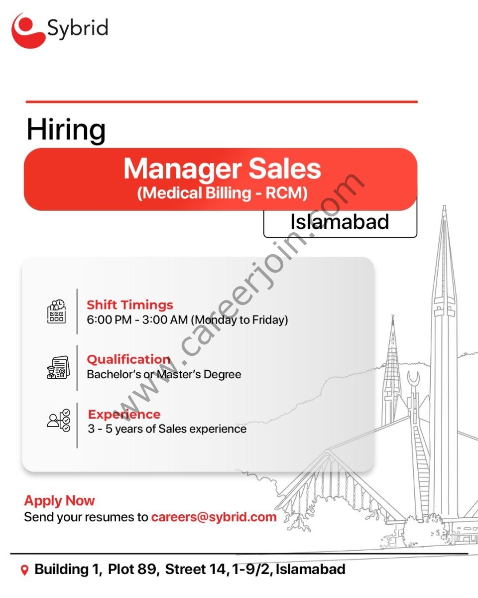 Sybrid Pvt Ltd Jobs Manager Sales 1