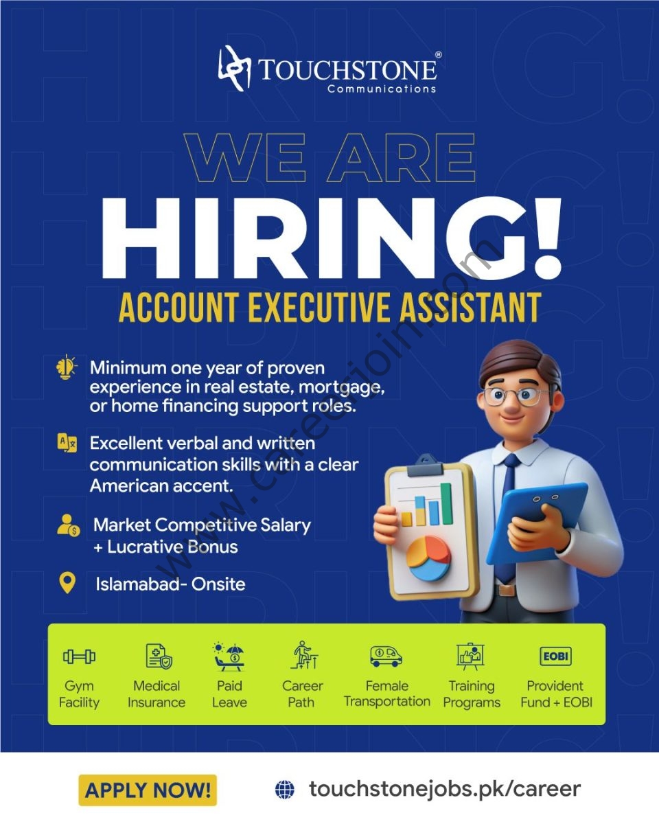 Touchstone Communications Jobs Account Executive Assistant 1