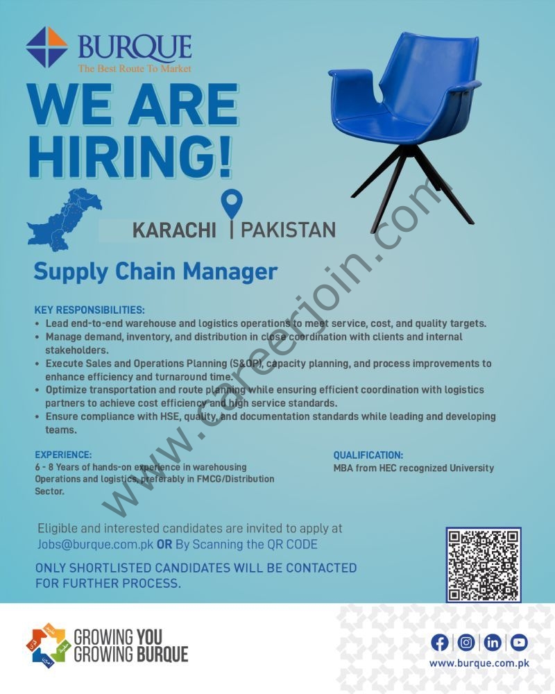 Burque Corporation Limited Jobs Supply Chain Manager 1