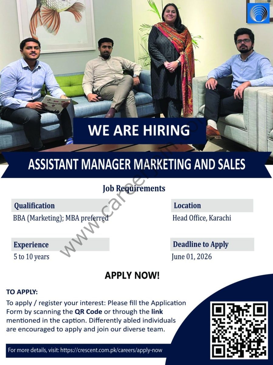 Crescent Steel & Allied Products Ltd Jobs May 2026 2